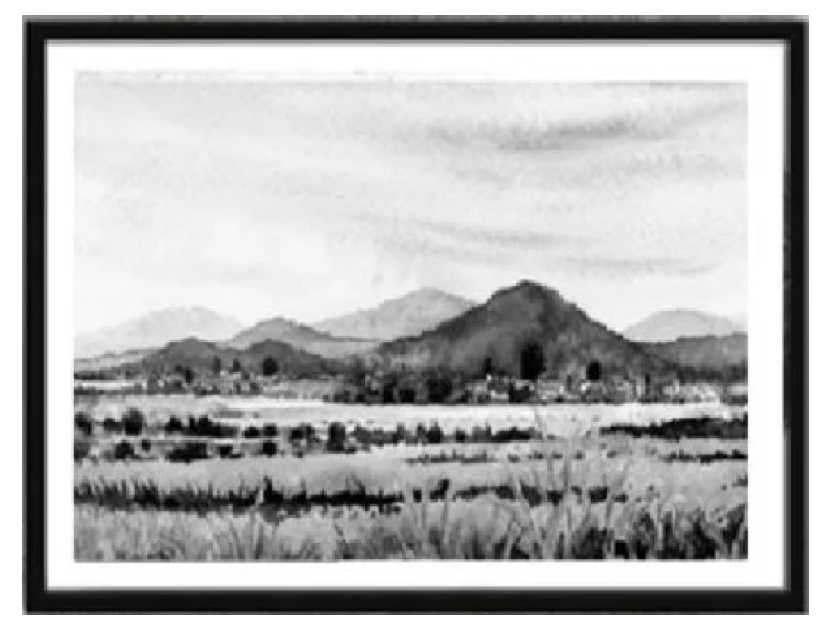 Black + White Framed Wall Art, The Feathered Farmhouse