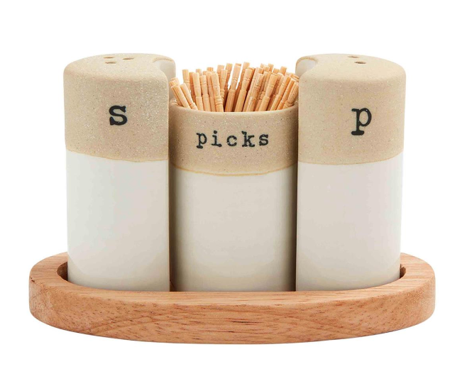Salt + Pepper Toothpick Set, The Feathered Farmhouse