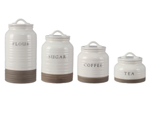 Ceramic Canister, The Feathered Farmhouse