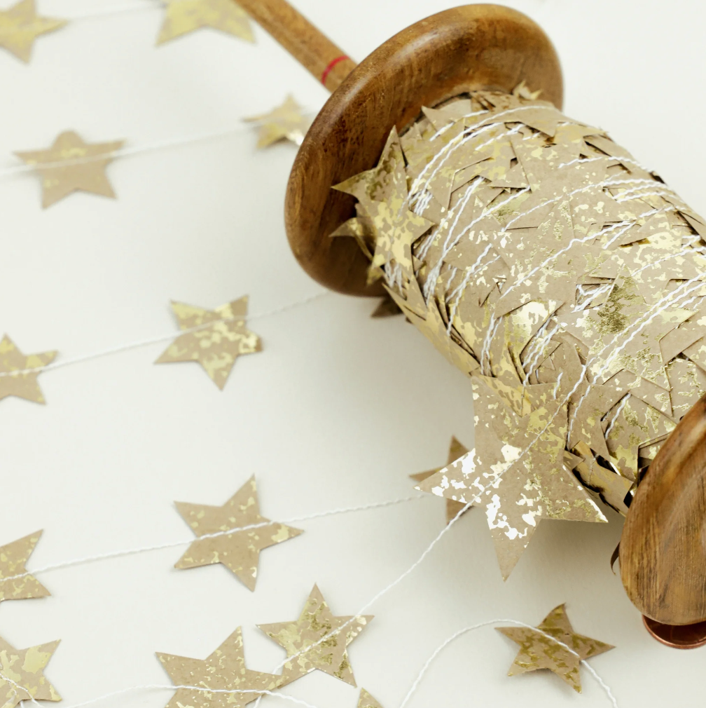 Star Garland on Spool, The Feathered Farmhouse