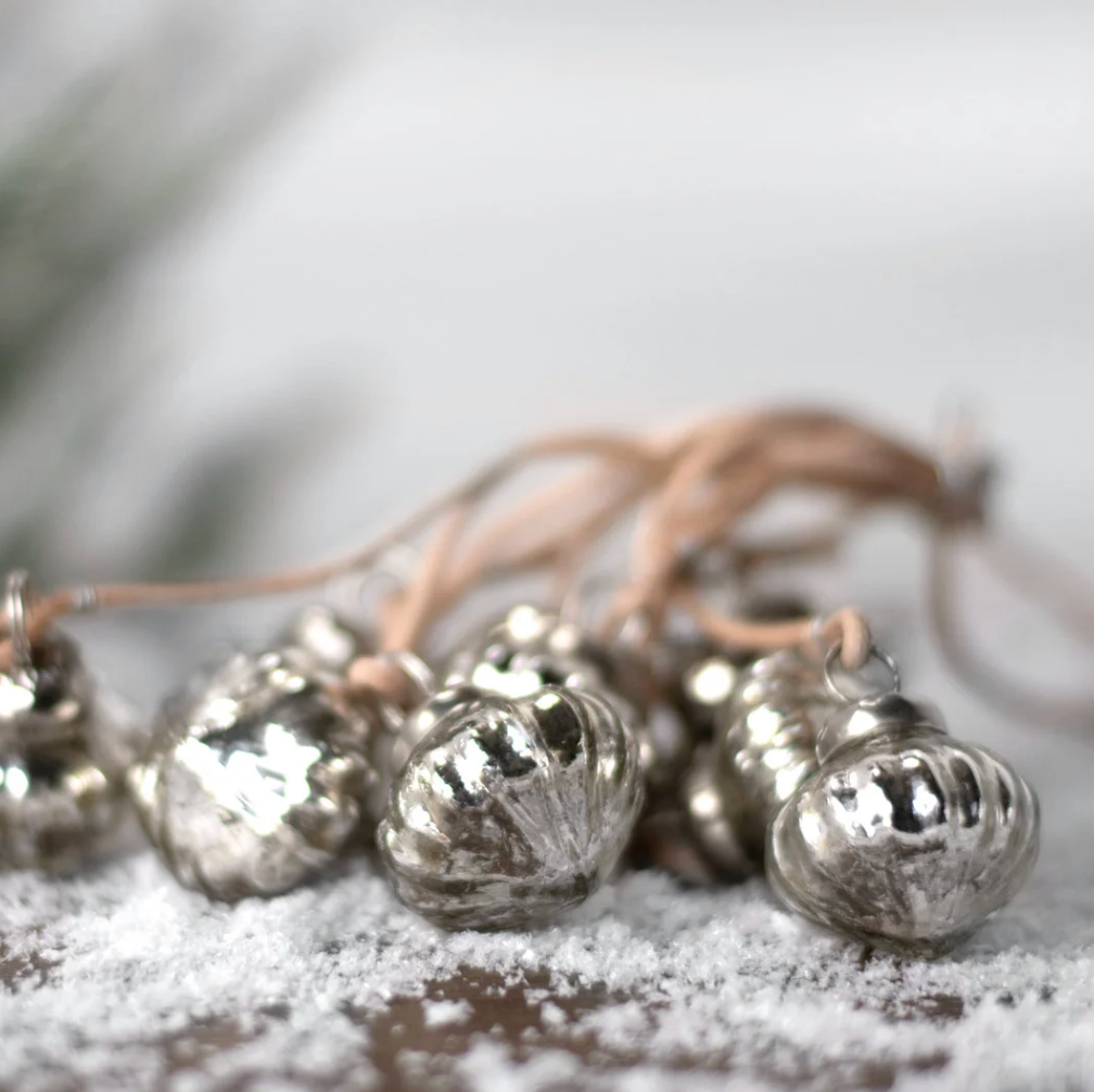 Silver Ornament Bunch, The Feathered Farmhouse