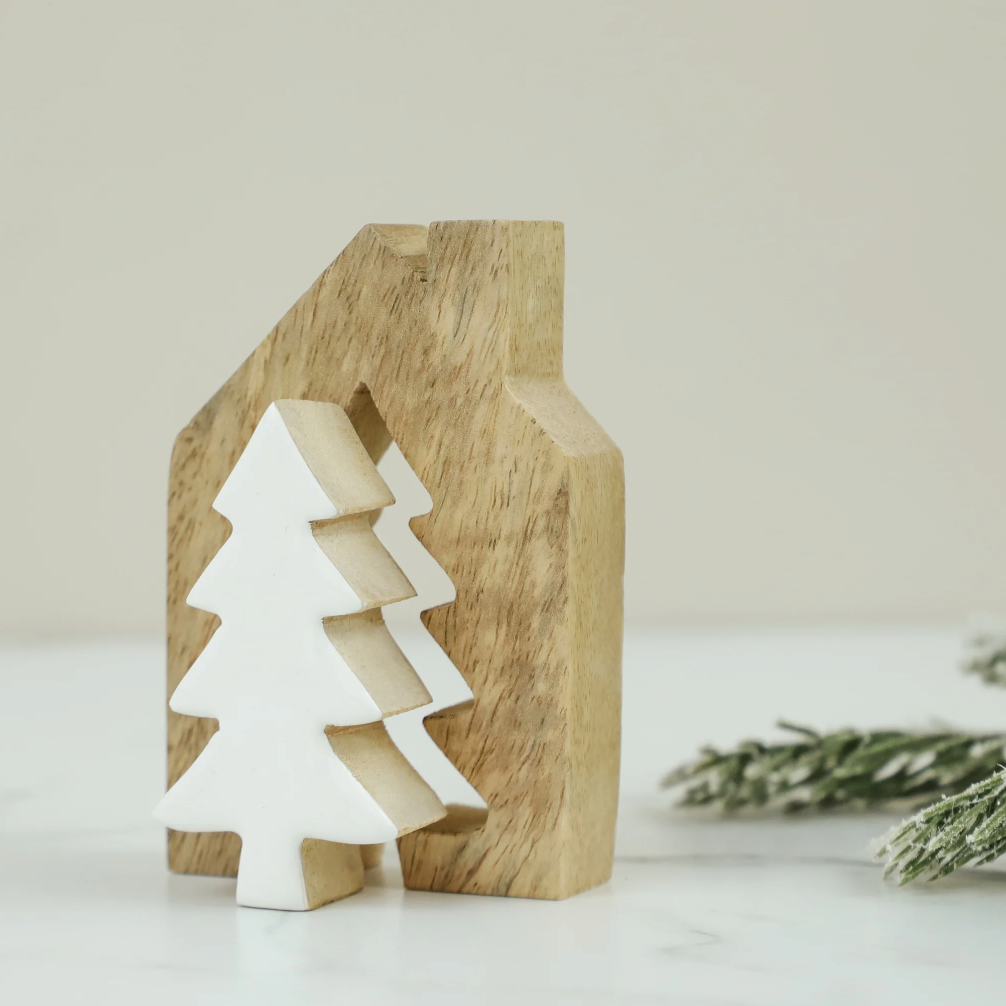 Wood House + Tree, The Feathered Farmhouse