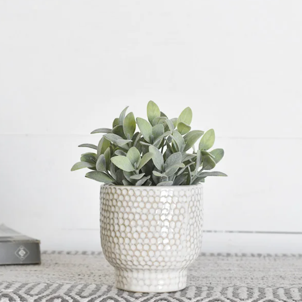 speckled plant pot White Speckled Planter
