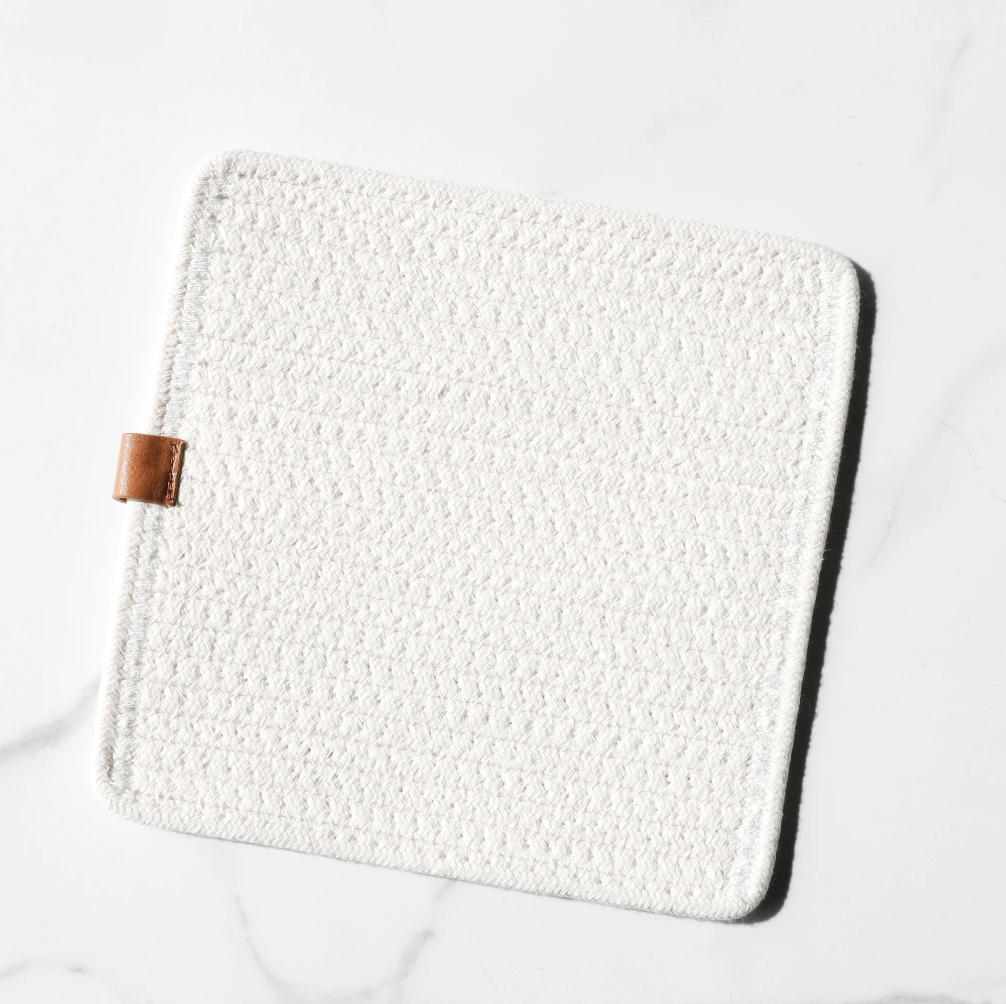 Ivory Hot Pad, The Feathered Farmhouse