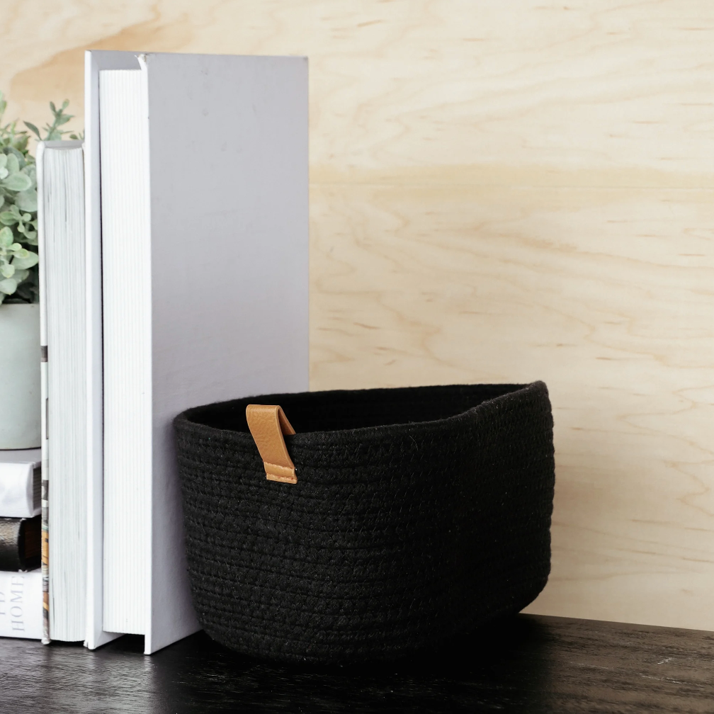 Ebony Basket, The Feathered Farmhouse