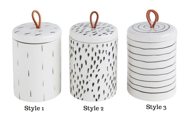 Stoneware Container With Lid
