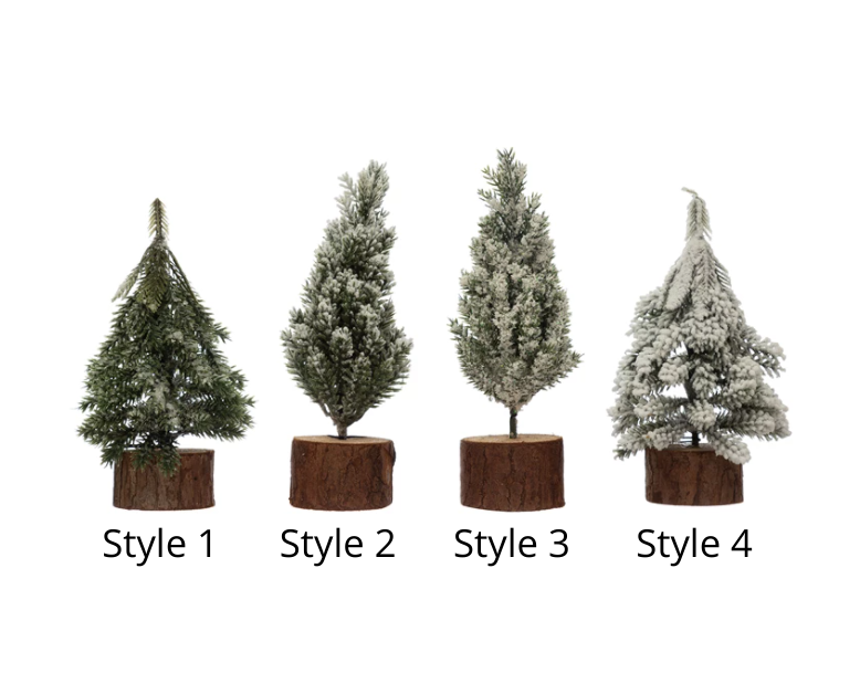 Faux Pine Trees, Feathered Farmhouse