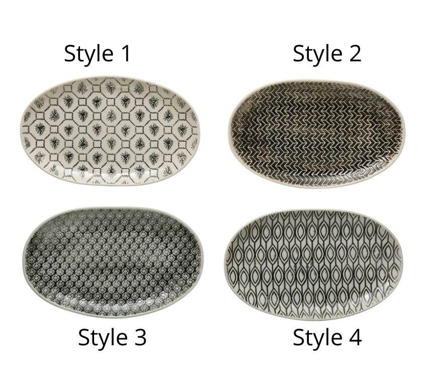 Hand-Stamped Plates