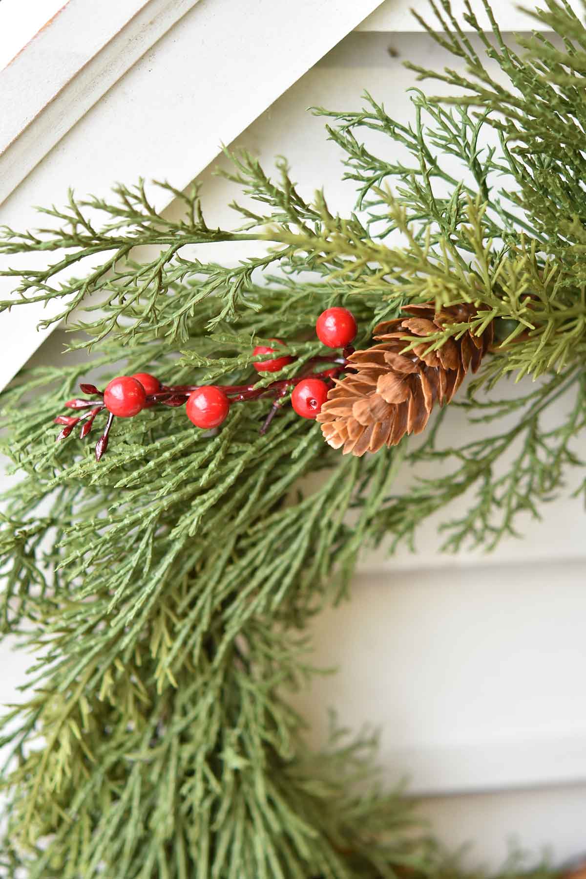 Hanging Alpine + Berries, Feathered Farmhouse