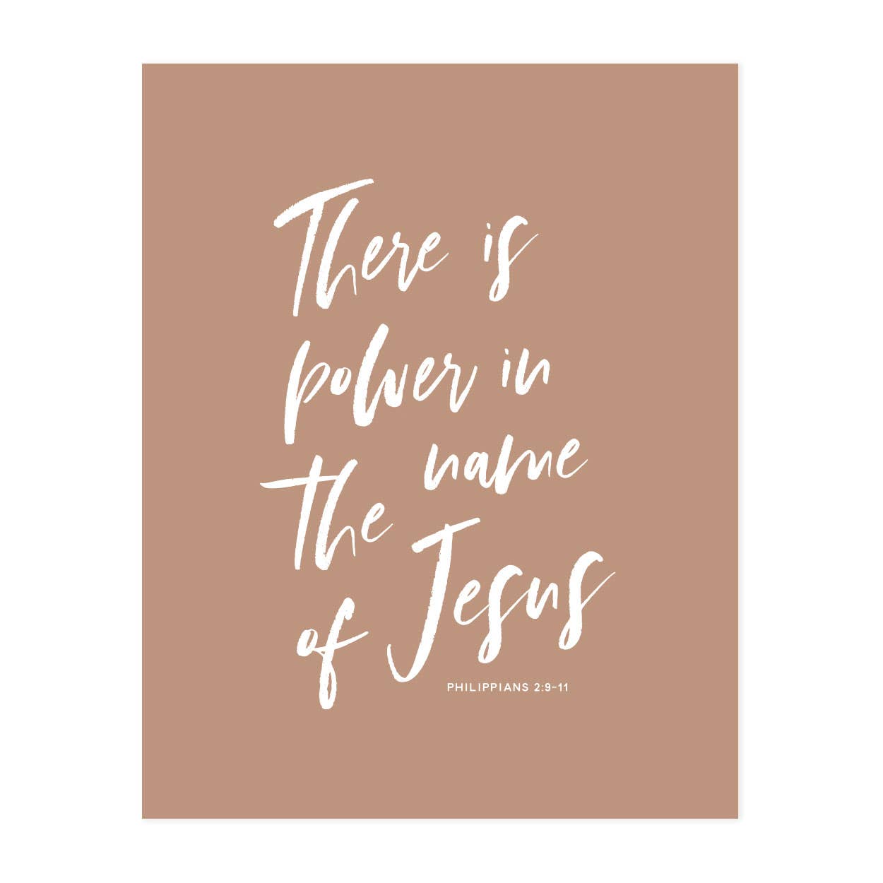 Power in the Name of Jesus Art Print