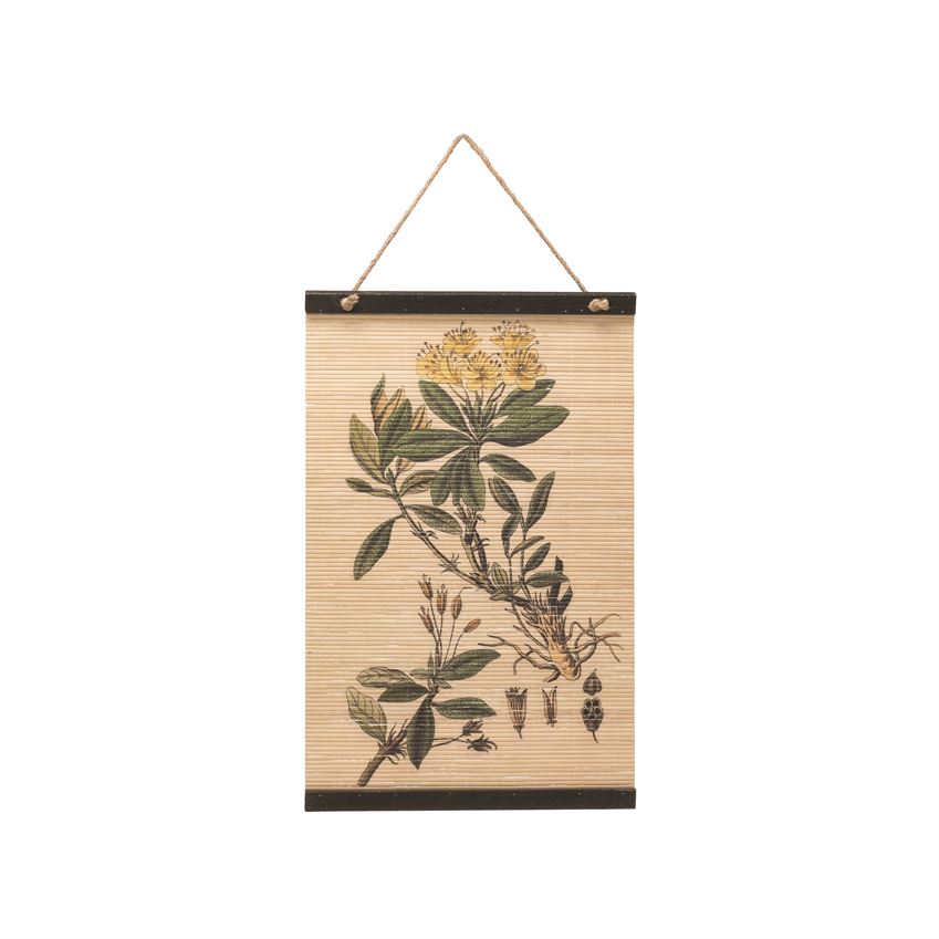 Floral Bamboo Scroll