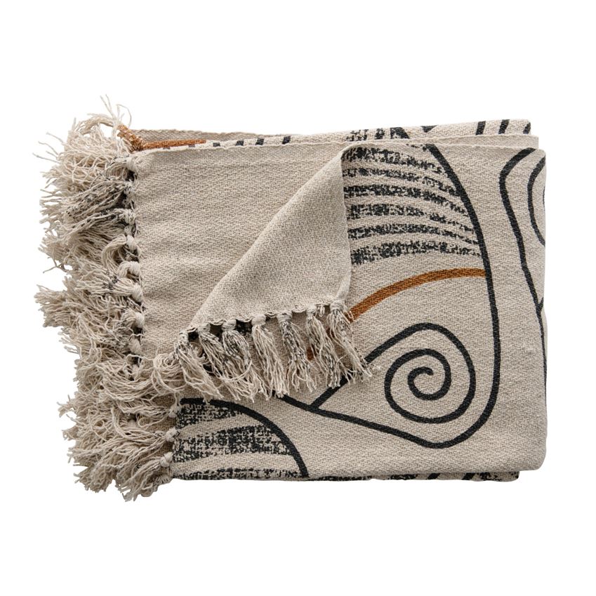 Printed Fall Throw, The Feathered Farmhouse