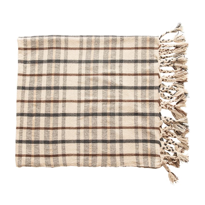 Fall Plaid Throw, The Feathered Farmhouse