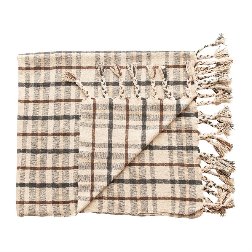 Fall Plaid Throw, The Feathered Farmhouse