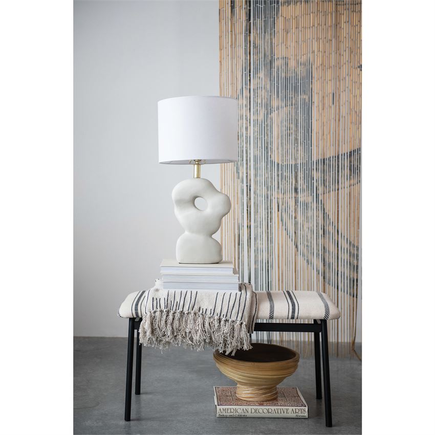 Black Lines Throw, The Feathered Farmhouse
