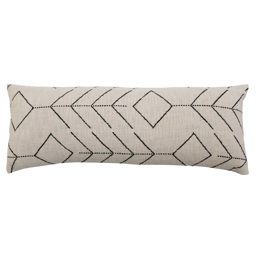 Chevron + Diamond Pillow, The Feathered Farmhouse