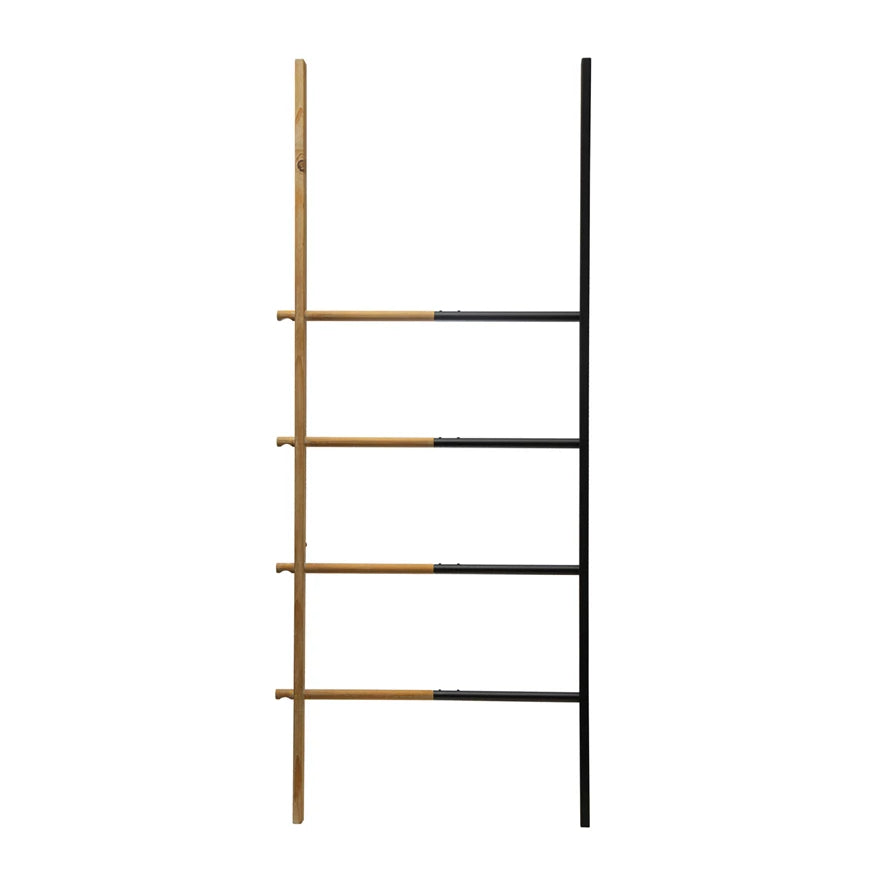 Metal + Wood Ladder, The Feathered Farmhouse