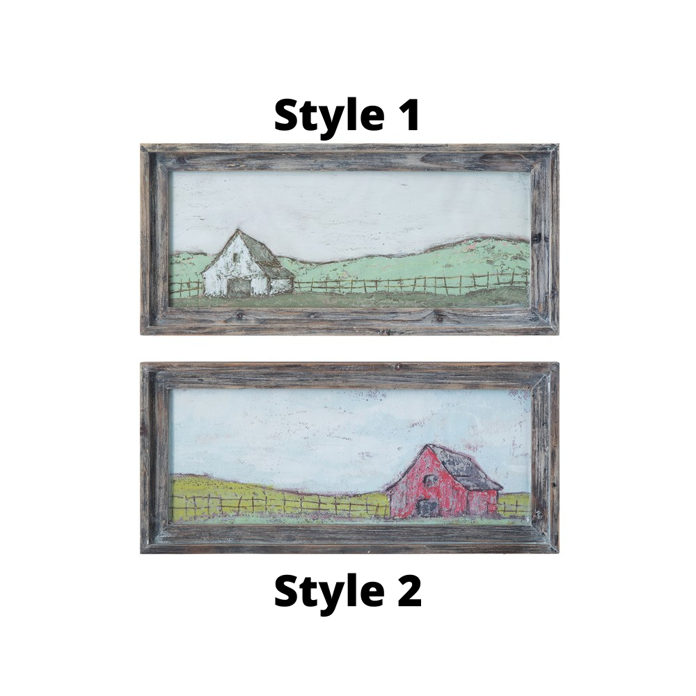 Framed Barn Wall Decor