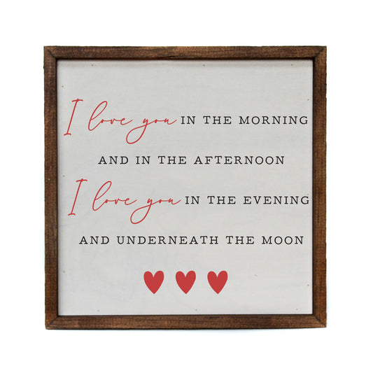 I Love You In The Morning Decor, The Feathered Farmhouse
