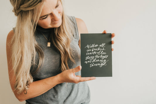 Shining Through Print