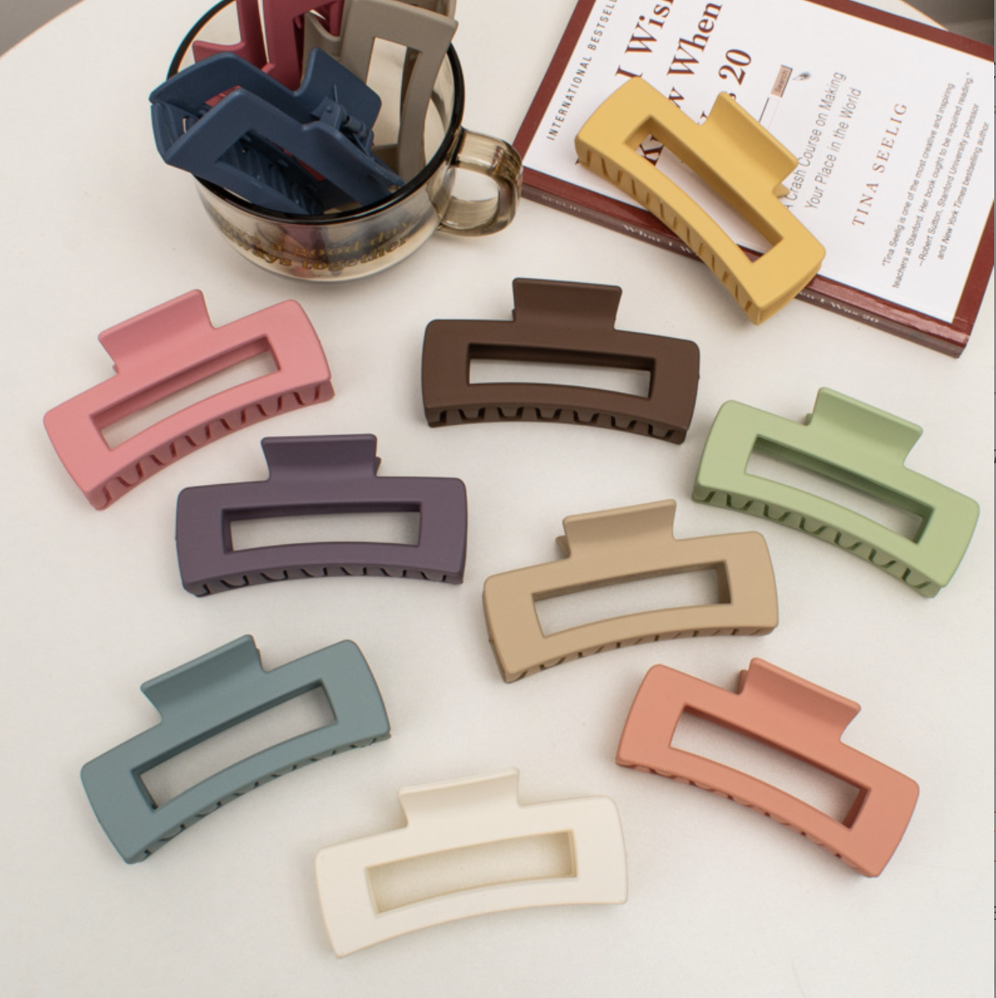 Jumbo 4" Matte Hair Clip