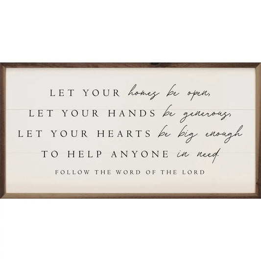 Follow The Word Of The Lord White