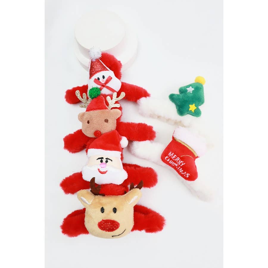 Christmas Characters Fur Hair Claw
