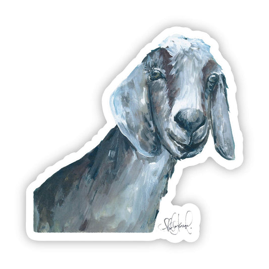Goat watercolor sticker