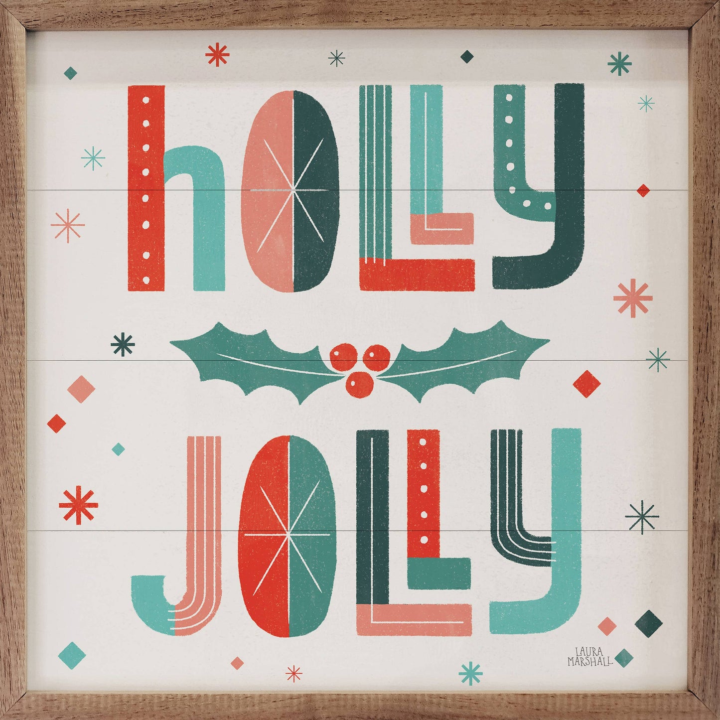 Retro Holiday V Holly By Laura Marshall