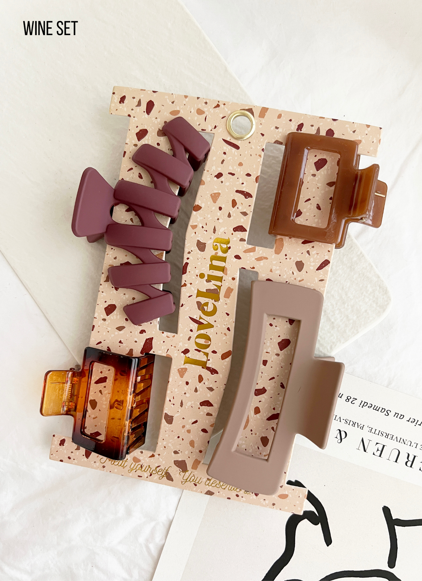 Wine 4-Pack Mixed Clip Set