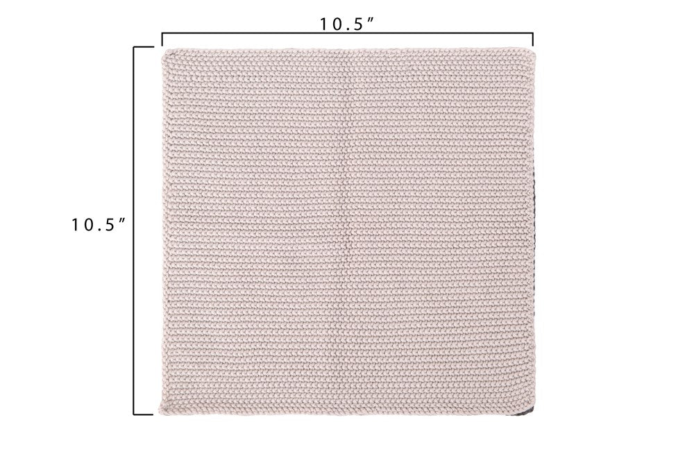 Square Cotton Knit Dish Cloth Set