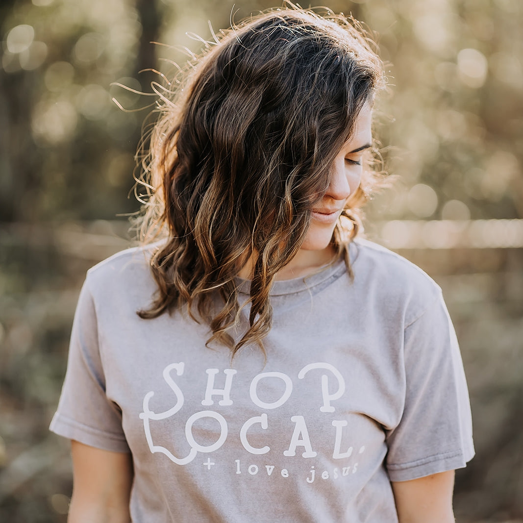 Shop Local + Love Jesus Vintage Tee