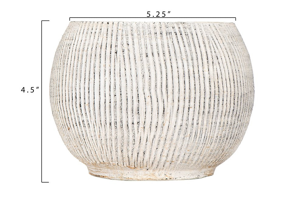 Terra-Cotta Textured Planter