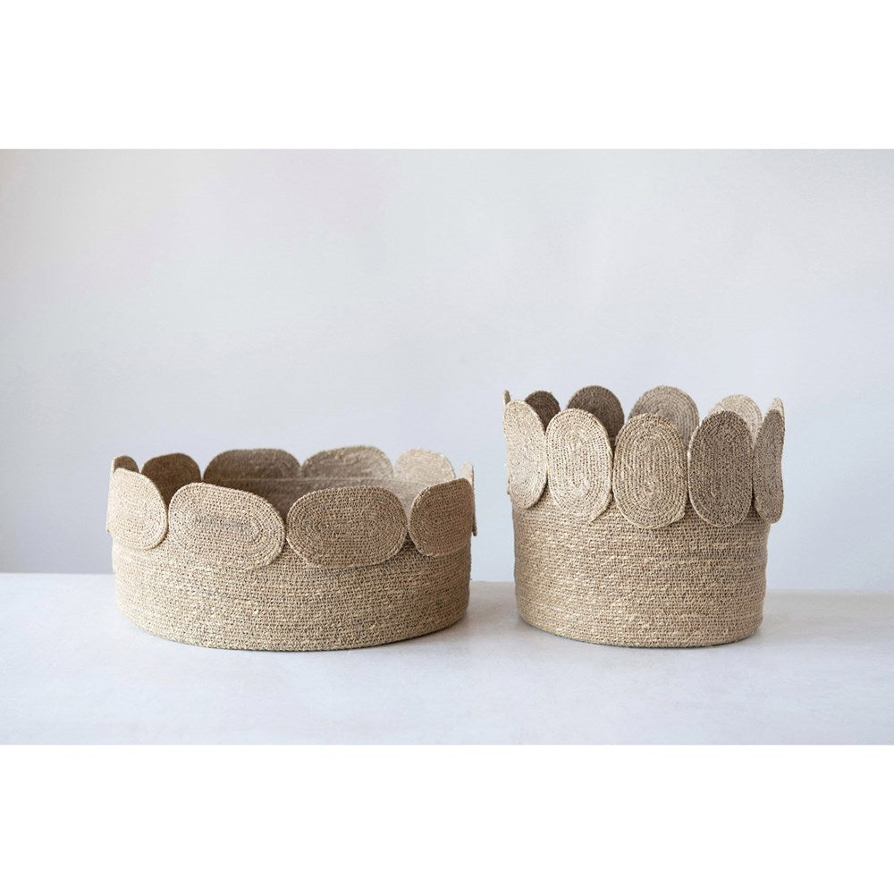 Appliqued Edge Baskets