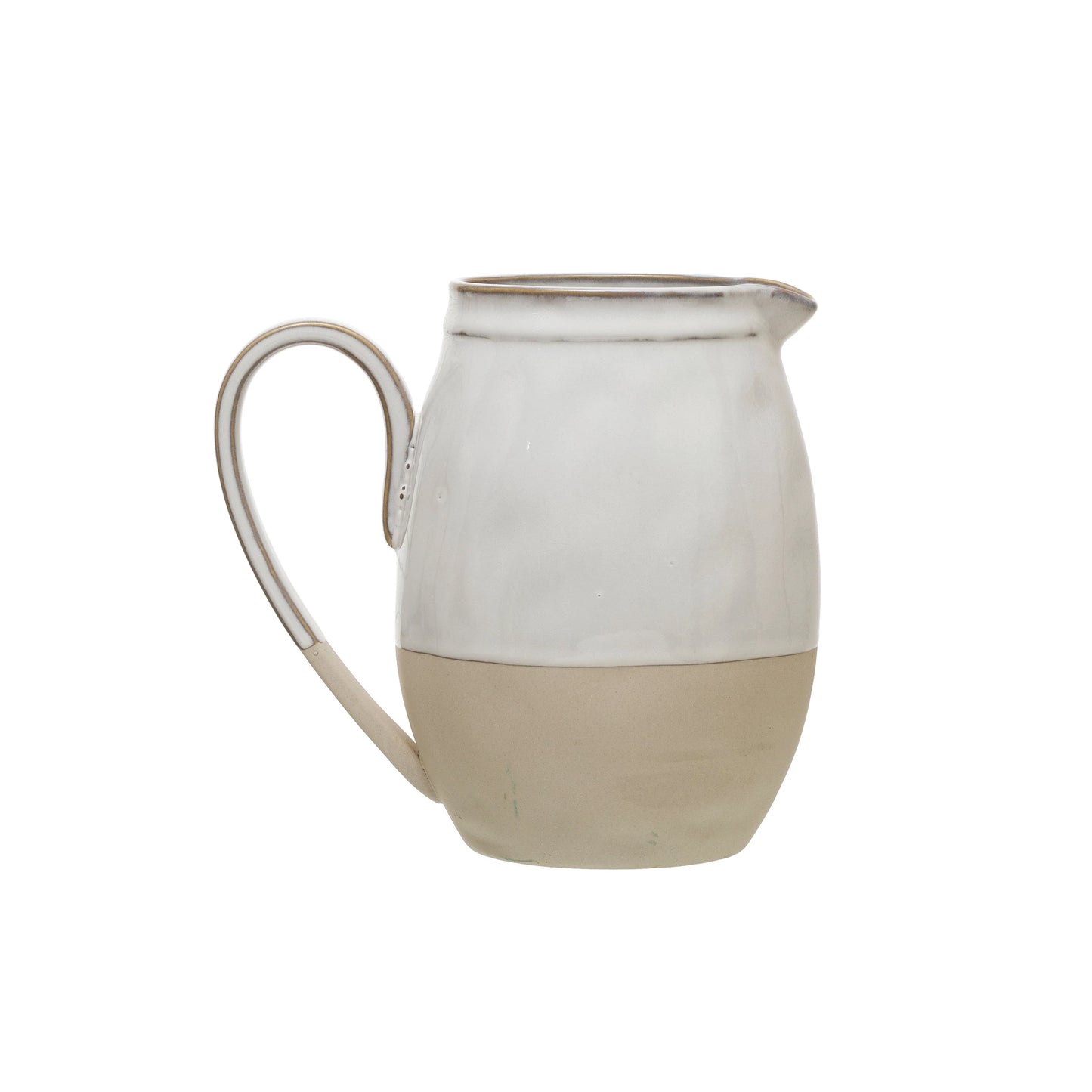 Glaze Stoneware Pitcher, The Feathered Farmhouse
