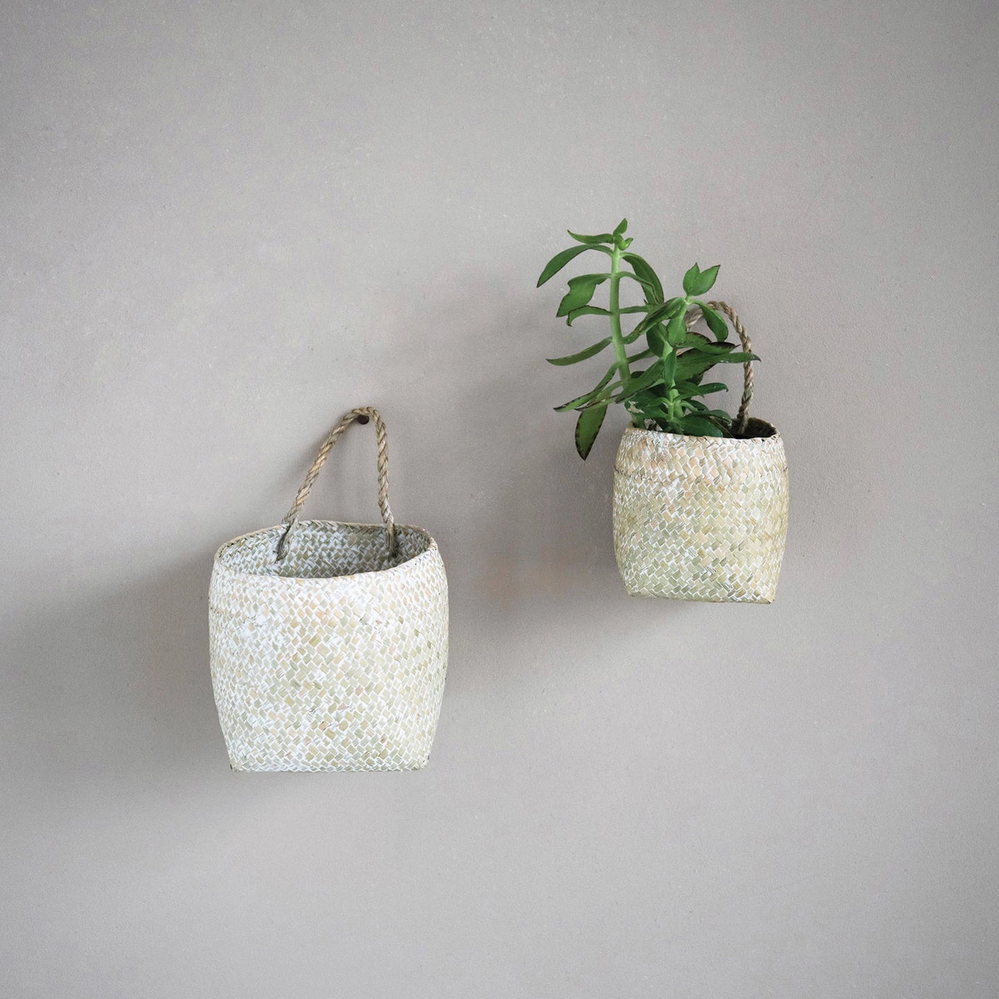 Hand Woven Wall Baskets, The Feathered Farmhouse