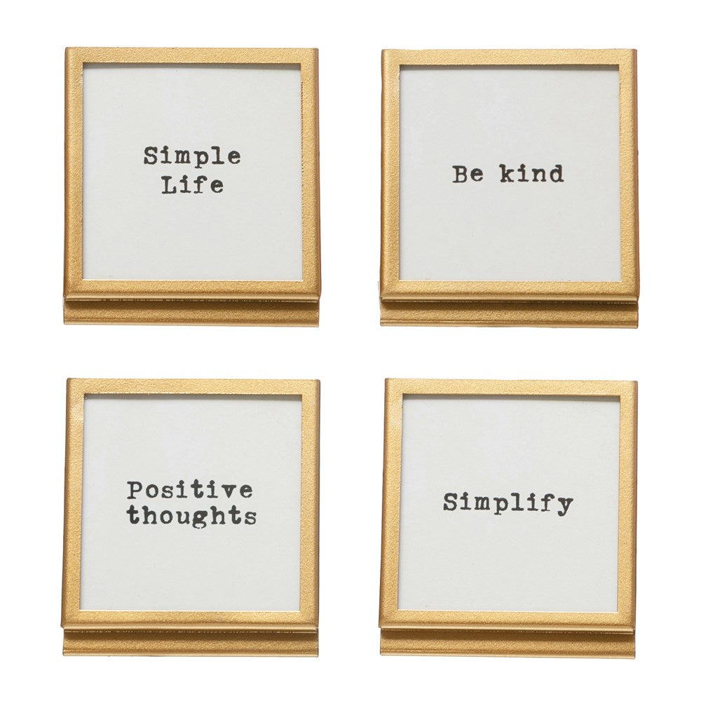 Gold Framed Sayings