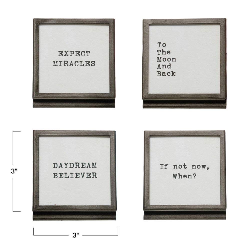 Square Framed Sayings
