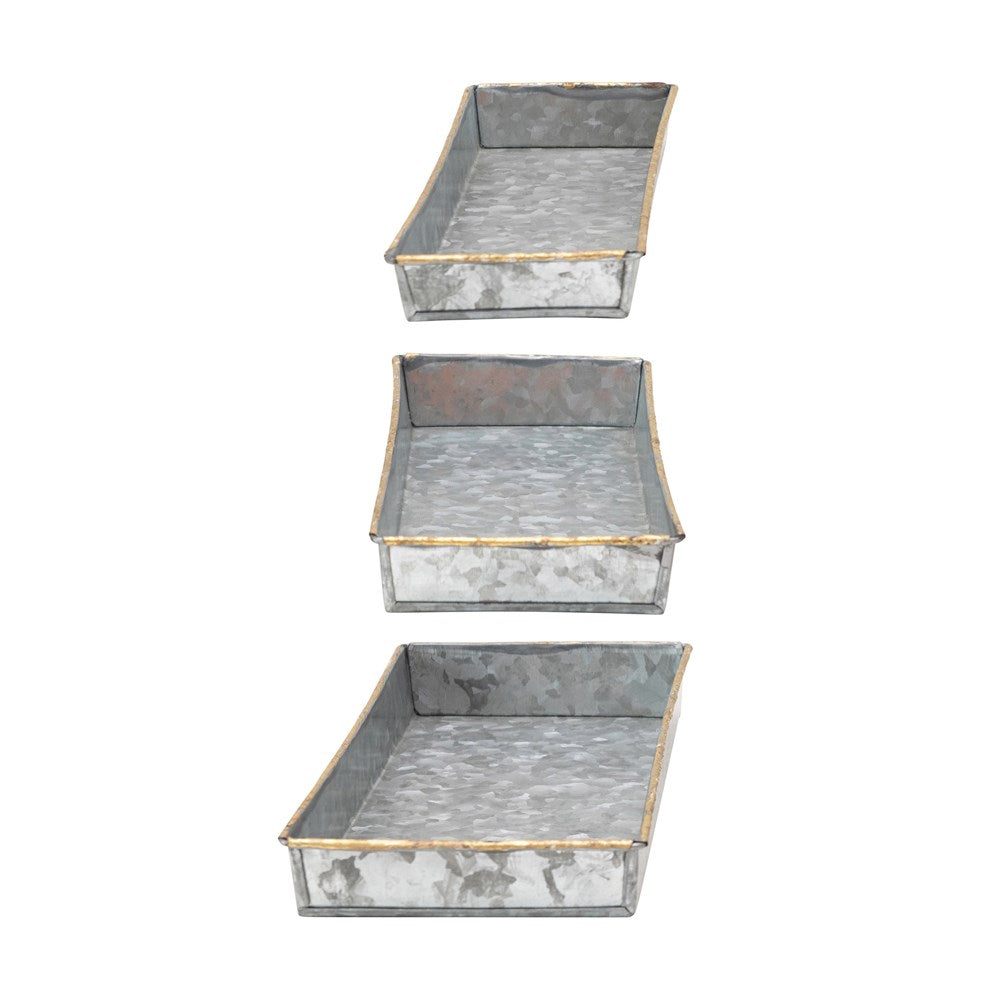 Galvanized Metal Trays