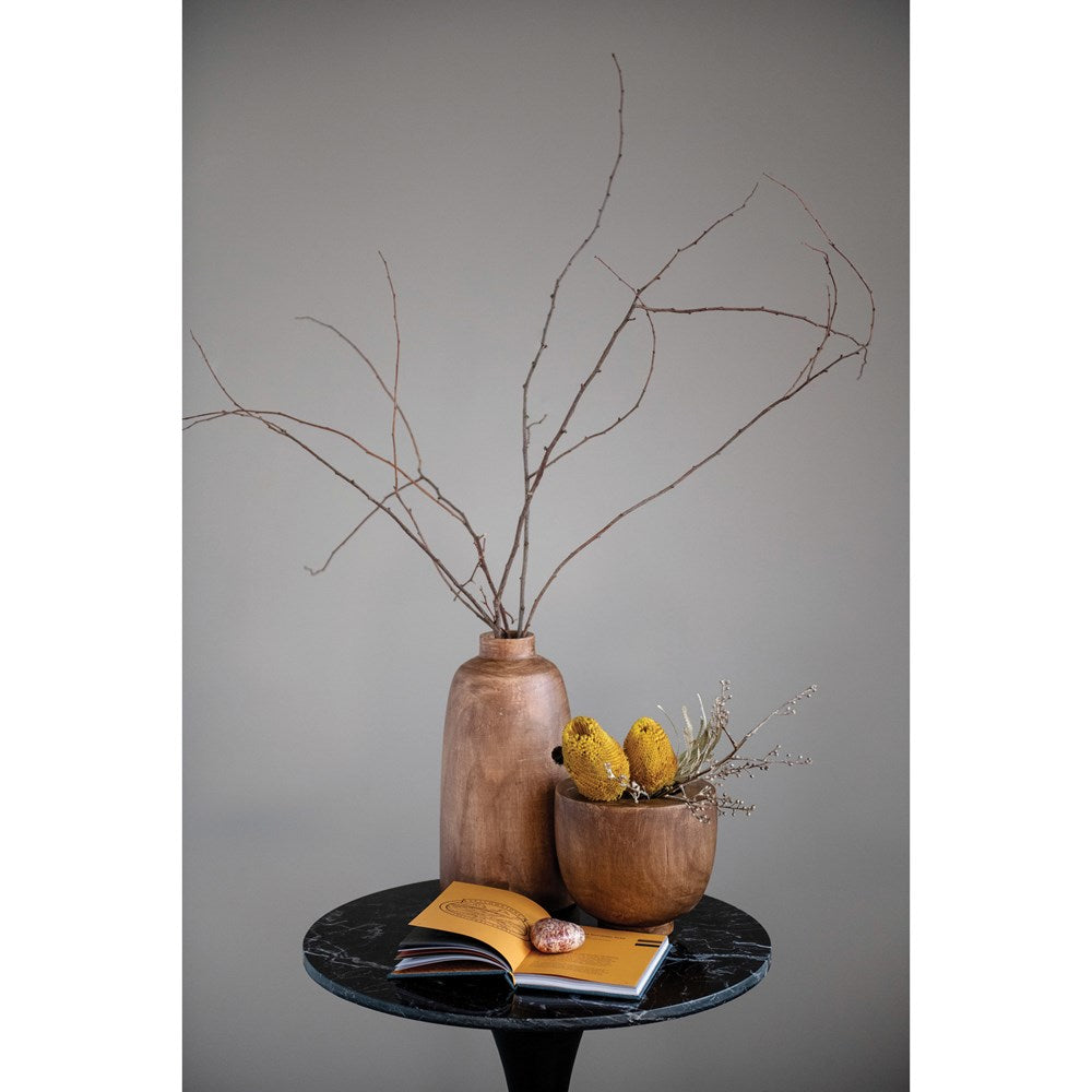 Paulownia Wood Vase, The Feathered Farmhouse