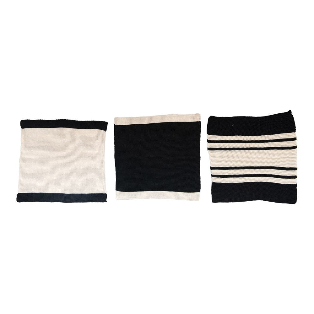 Black + Cream Dish Cloths, The Feathered Farmhouse