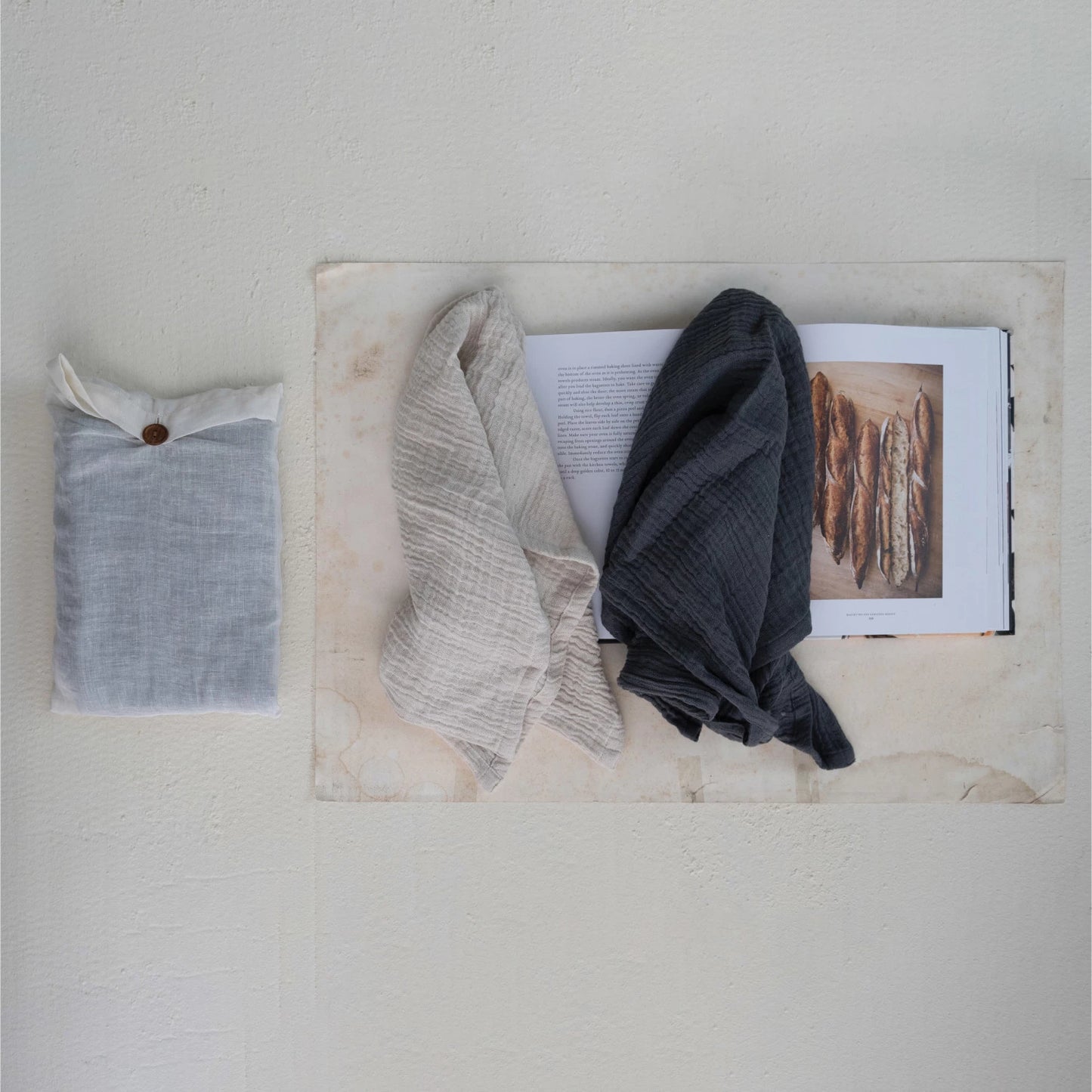Double Cloth Tea Towel Set, The Feathered Farmhouse