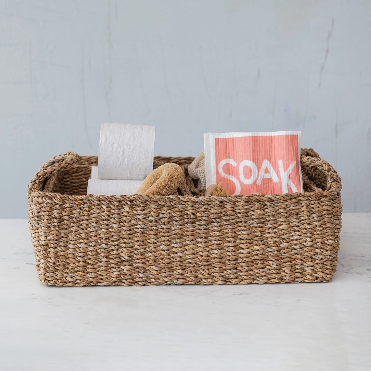 Handle Seagrass Basket, The Feathered Farmhouse