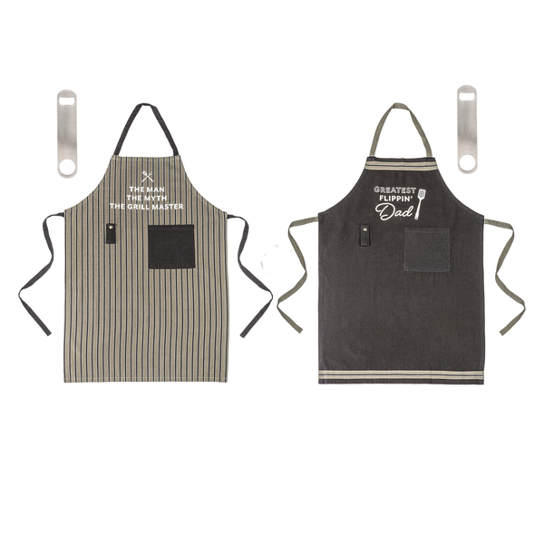 Apron + Bottle Openers, Feathered Farmhouse