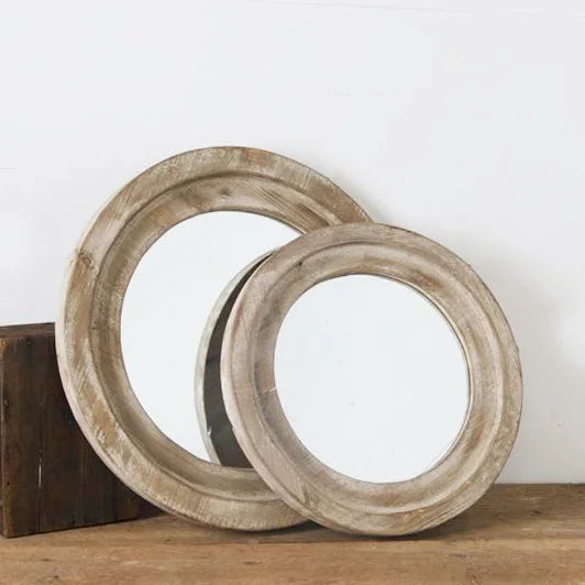 Old Wood Mirror, The Feathered Farmhouse