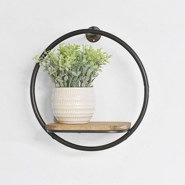 Round Wall Shelf, The Feathered Farmhouse