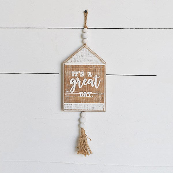 Beaded Sign, The Feathered Farmhouse