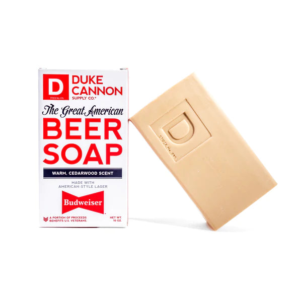 budweiser soap, feathered farmhouse