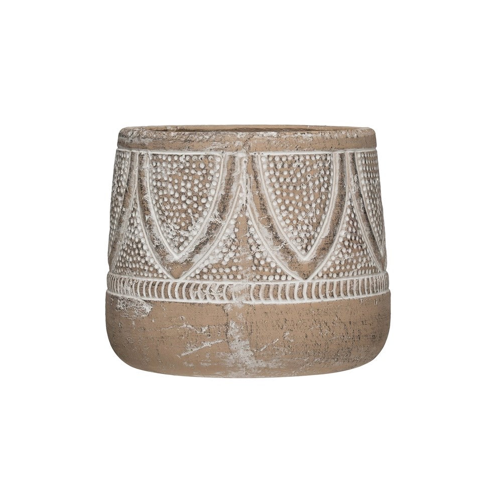 Whitewashed Pot