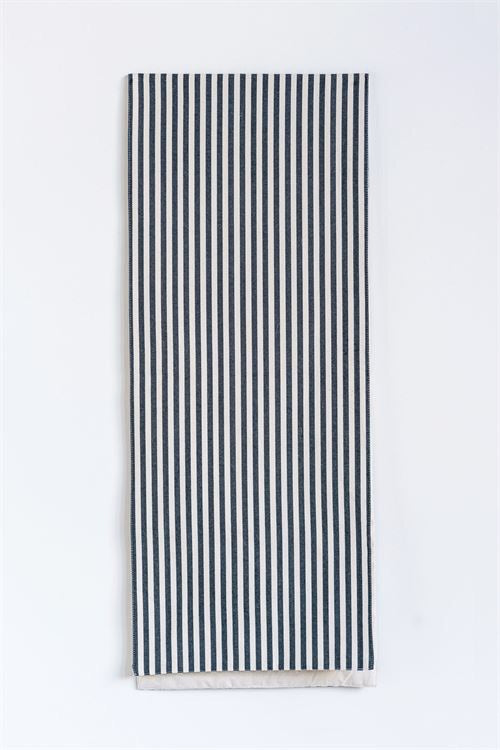Black and White Stripe Table Runner